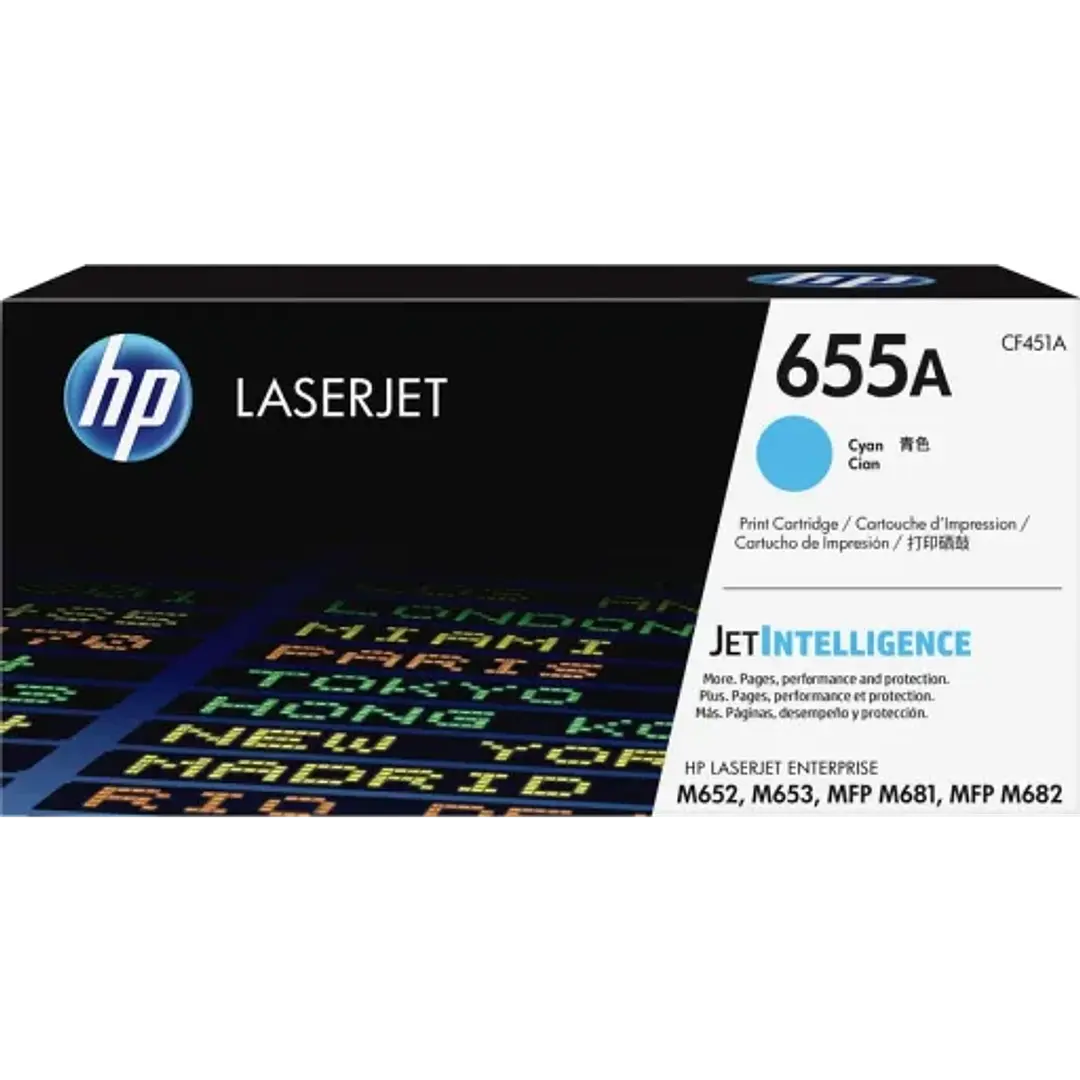 HP 655A / CF451A Cyan Original