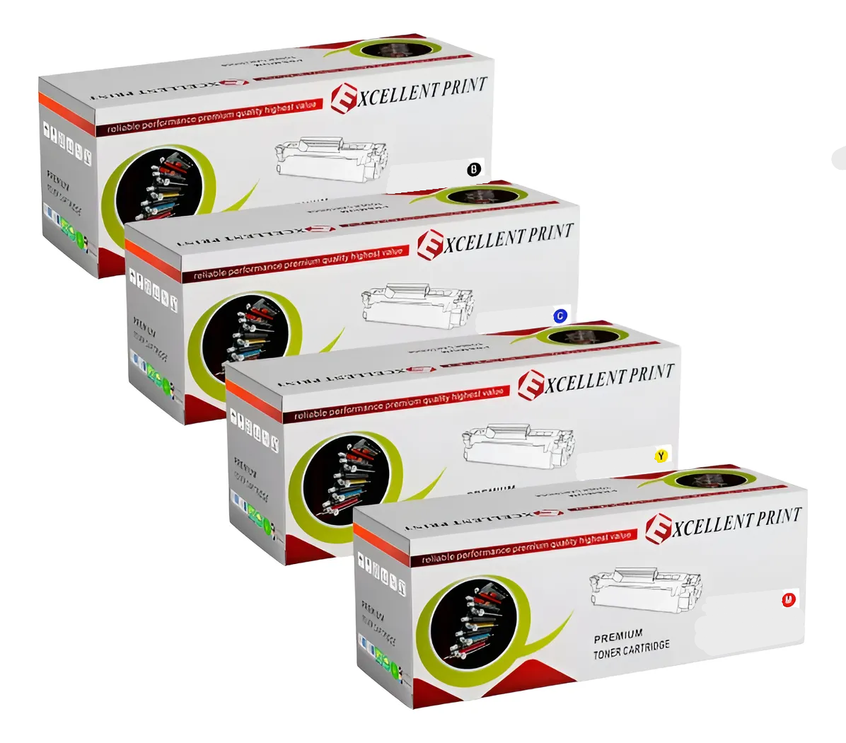 Pack 4 206A Toner Alternativos Colores